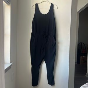 Black All In Motion workout jumpsuit